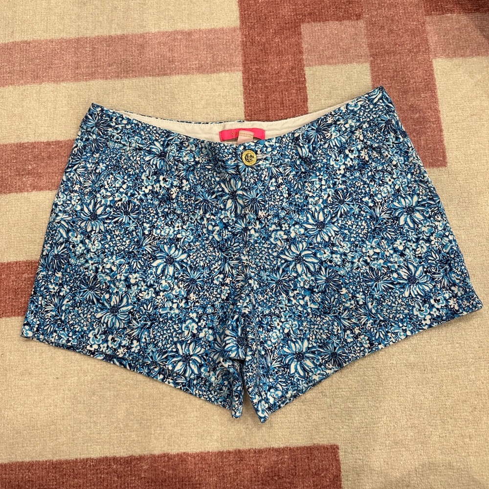 Lilly Pulitzer Blue Summer Shorts